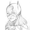 Batgirl Pencil Sketch by Marcus To